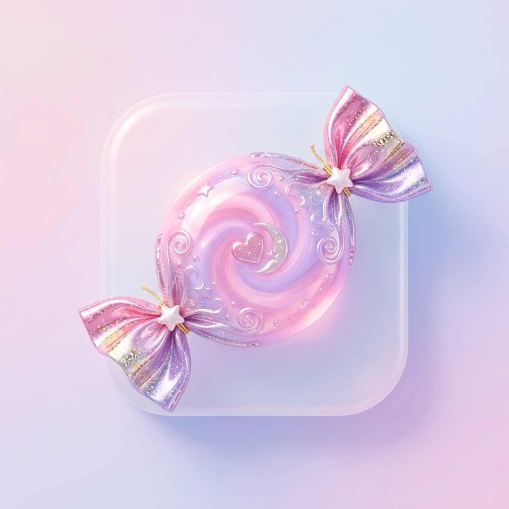 糖果云 TangGuoYun 官方 3D 糖果 Logo 图标